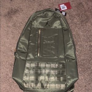Olive Green Jordan’s Backpack